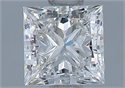 Natural Diamond 0.80 Carats, Princess with  Cut, H Color, VS1 Clarity and Certified by GIA