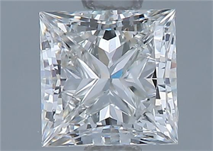 Picture of Natural Diamond 0.80 Carats, Princess with  Cut, H Color, VS1 Clarity and Certified by GIA