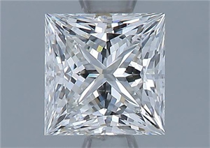 Foto Diamante Natural 0.74 quilates, Princesa , Color G, claridad VS1 y certificado GIA de
