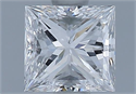 Diamante Natural 0.70 quilates, Princesa , Color D, claridad VVS2 y certificado GIA