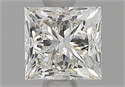 Diamante Natural 0.71 quilates, Princesa , Color J, claridad VVS2 y certificado GIA