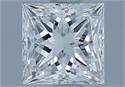 Natural Diamond 0.74 Carats, Princess with  Cut, H Color, VS1 Clarity and Certified by GIA