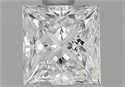 Diamante Natural 0.74 quilates, Princesa , Color F, claridad VS1 y certificado GIA