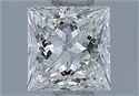 Natural Diamond 0.44 Carats, Princess with  Cut, H Color, VVS2 Clarity and Certified by GIA