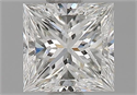 Natural Diamond 0.70 Carats, Princess with  Cut, G Color, VVS1 Clarity and Certified by GIA
