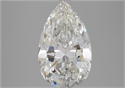 Natural Diamond 3.02 Carats, Pear with  Cut, H Color, VVS2 Clarity and Certified by GIA