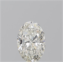 Natural Diamond 0.91 Carats, Oval with  Cut, H Color, VVS2 Clarity and Certified by GIA