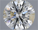 Diamante Natural 0.40 quilates, Redondo , Color J, claridad I1 y certificado IGI