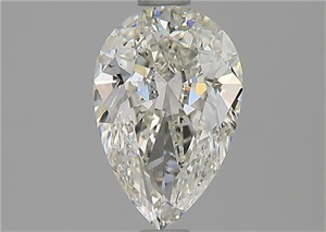 Picture of Natural Diamond 1.01 Carats, Pear with  Cut, I Color, SI1 Clarity and Certified by GIA