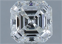 Natural Diamond 1.23 Carats, Asscher with  Cut, G Color, VS2 Clarity and Certified by GIA