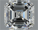 Natural Diamond 1.30 Carats, Asscher with  Cut, G Color, VS1 Clarity and Certified by GIA