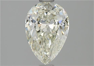 Picture of Natural Diamond 1.01 Carats, Pear with  Cut, K Color, SI1 Clarity and Certified by GIA