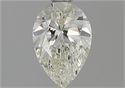 Natural Diamond 0.90 Carats, Pear with  Cut, J Color, SI1 Clarity and Certified by GIA