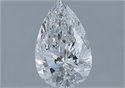 Natural Diamond 0.90 Carats, Pear with  Cut, E Color, I1 Clarity and Certified by GIA