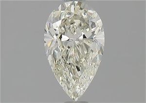 Picture of Natural Diamond 0.85 Carats, Pear with  Cut, L Color, VVS1 Clarity and Certified by GIA