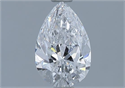 Natural Diamond 0.90 Carats, Pear with  Cut, D Color, VS2 Clarity and Certified by GIA