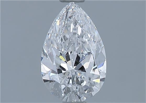 Picture of Natural Diamond 0.90 Carats, Pear with  Cut, D Color, VS2 Clarity and Certified by GIA
