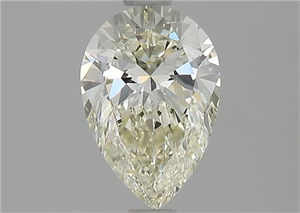 Foto Diamante Natural 1.01 quilates, De pera , Color L, claridad VVS2 y certificado GIA de