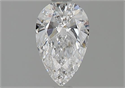 Natural Diamond 0.80 Carats, Pear with  Cut, D Color, VS1 Clarity and Certified by GIA