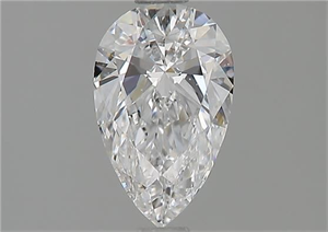 Picture of Natural Diamond 0.80 Carats, Pear with  Cut, D Color, VS1 Clarity and Certified by GIA