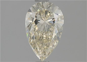 Picture of Natural Diamond 0.90 Carats, Pear with  Cut, L Color, VS1 Clarity and Certified by GIA