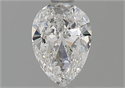 Natural Diamond 0.72 Carats, Pear with  Cut, E Color, VS2 Clarity and Certified by GIA