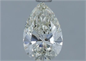 Natural Diamond 0.76 Carats, Pear with  Cut, J Color, VVS1 Clarity and Certified by GIA