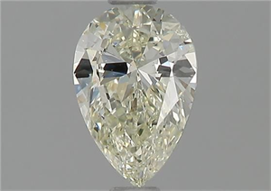 Picture of Natural Diamond 0.73 Carats, Pear with  Cut, K Color, SI1 Clarity and Certified by GIA
