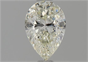 Natural Diamond 0.70 Carats, Pear with  Cut, L Color, VS2 Clarity and Certified by GIA