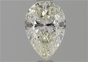 Picture of Natural Diamond 0.70 Carats, Pear with  Cut, L Color, VS2 Clarity and Certified by GIA