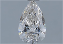 Natural Diamond 0.60 Carats, Pear with  Cut, J Color, VS1 Clarity and Certified by GIA