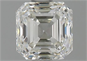 Natural Diamond 1.01 Carats, Asscher with  Cut, I Color, VS1 Clarity and Certified by GIA