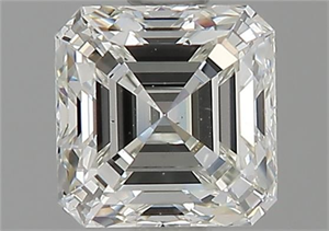 Picture of Natural Diamond 0.95 Carats, Asscher with  Cut, H Color, VS1 Clarity and Certified by GIA