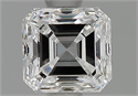 Natural Diamond 0.80 Carats, Asscher with  Cut, E Color, VVS2 Clarity and Certified by GIA