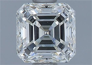 Foto Diamante Natural 0.71 quilates, Asscher , Color J, claridad VVS2 y certificado GIA de