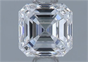 Natural Diamond 0.60 Carats, Asscher with  Cut, E Color, VVS2 Clarity and Certified by GIA