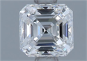 Natural Diamond 0.72 Carats, Asscher with  Cut, F Color, VVS1 Clarity and Certified by GIA