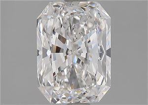 Picture of Natural Diamond 2.00 Carats, Radiant with  Cut, E Color, SI1 Clarity and Certified by GIA