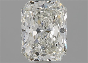Picture of Natural Diamond 1.52 Carats, Radiant with  Cut, H Color, SI1 Clarity and Certified by GIA