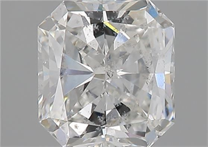 Foto Diamante Natural 1.55 quilates, Radiante , Color F, claridad SI2 y certificado GIA de