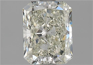 Picture of Natural Diamond 1.53 Carats, Radiant with  Cut, K Color, SI2 Clarity and Certified by GIA