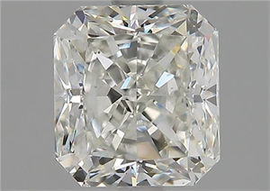 Foto Diamante Natural 1.71 quilates, Radiante , Color H, claridad VS2 y certificado GIA de