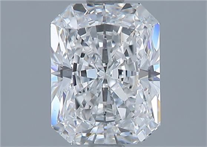 Picture of Natural Diamond 1.79 Carats, Radiant with  Cut, F Color, VS1 Clarity and Certified by GIA