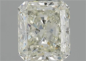 Picture of Natural Diamond 1.55 Carats, Radiant with  Cut, L Color, SI2 Clarity and Certified by GIA