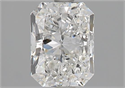 Natural Diamond 1.50 Carats, Radiant with  Cut, F Color, VVS2 Clarity and Certified by GIA