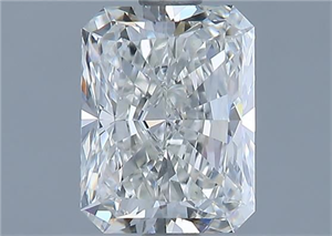 Picture of Natural Diamond 1.50 Carats, Radiant with  Cut, H Color, VS1 Clarity and Certified by GIA