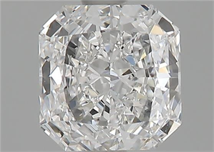 Picture of Natural Diamond 1.06 Carats, Radiant with  Cut, E Color, VVS1 Clarity and Certified by GIA