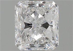 Picture of Natural Diamond 1.01 Carats, Radiant with  Cut, D Color, VS1 Clarity and Certified by GIA