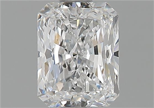 Picture of Natural Diamond 1.01 Carats, Radiant with  Cut, E Color, SI1 Clarity and Certified by GIA