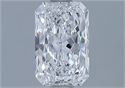 Natural Diamond 1.01 Carats, Radiant with  Cut, D Color, VS2 Clarity and Certified by GIA